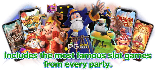 Includes the most famous slot games from every party.